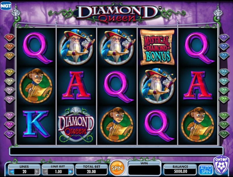 Đồ họa của Diamond Queen rất sắc nét và đa dạng, chi tiết