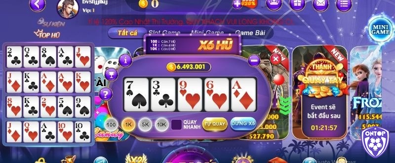 Mức thưởng khủng trong mini poker