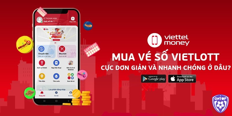 Cách mua xổ số Vietlott online với Viettel Money rất dễ