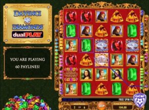 Da Vinci Diamonds Dual Play slot: Bức tranh triệu đô