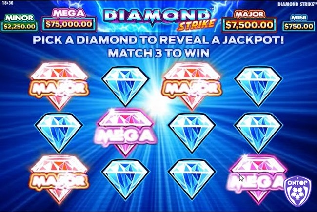 Nhận thưởng gấp 100 lần tổng cược khi thu thập 3 biểu tượng Major Jackpot