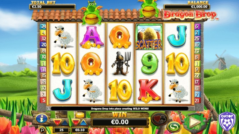 Dragon Drop slot có phong cách hoạt hình vui nhộn