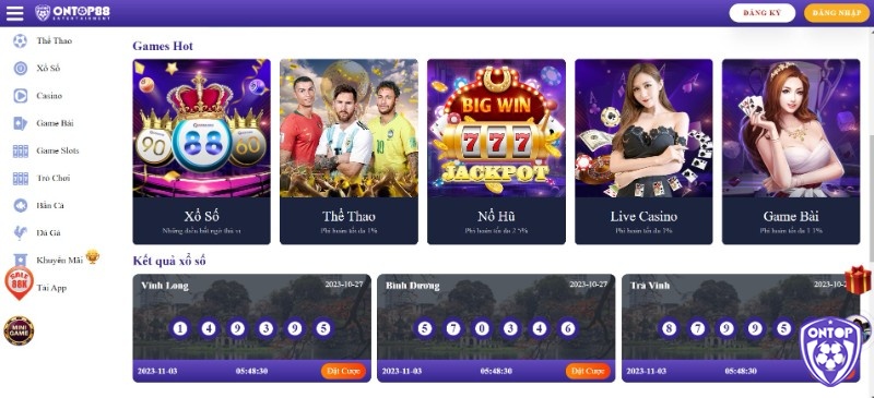 Tham gia Ontop88 cá cược kèo bóng đá hấp dẫn