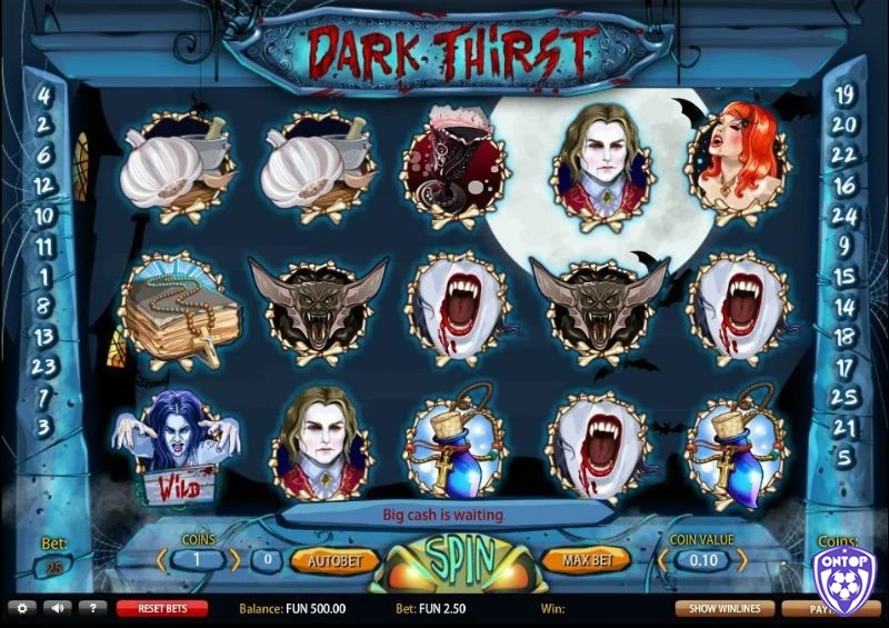 Đây là một game slot kinh dị cổ điển ma quái 