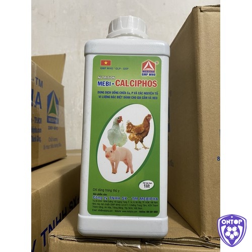 Cách chữa gà chọi bị bại liệt do thiếu canxi là dùng MEBI-CALCIPHOS