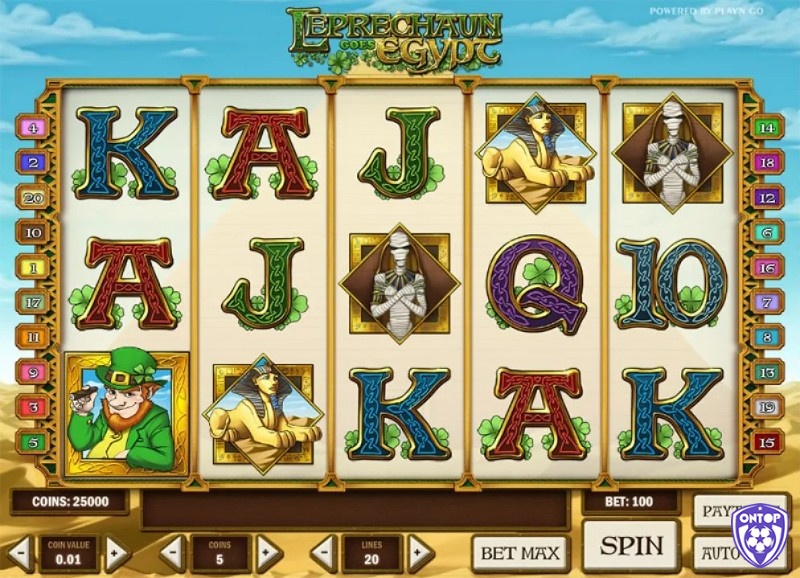 Chủ đề trong Leprechaun Goes Egypt đầy màu sắc