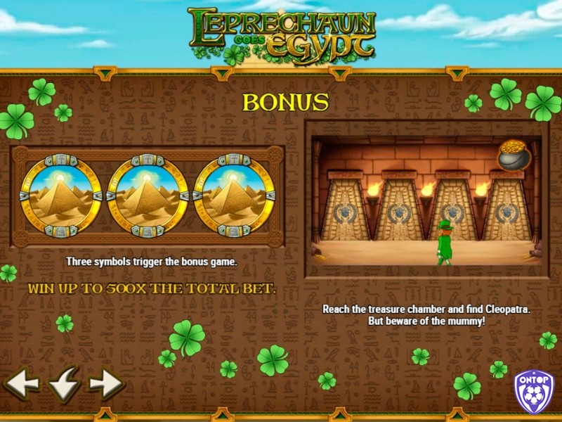 Cách chơi Leprechaun Goes Egypt đơn giản