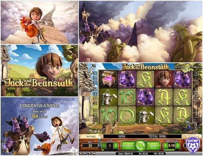 Đồ họa trong game Jack and the Beanstalk vô cùng đẹp mắt