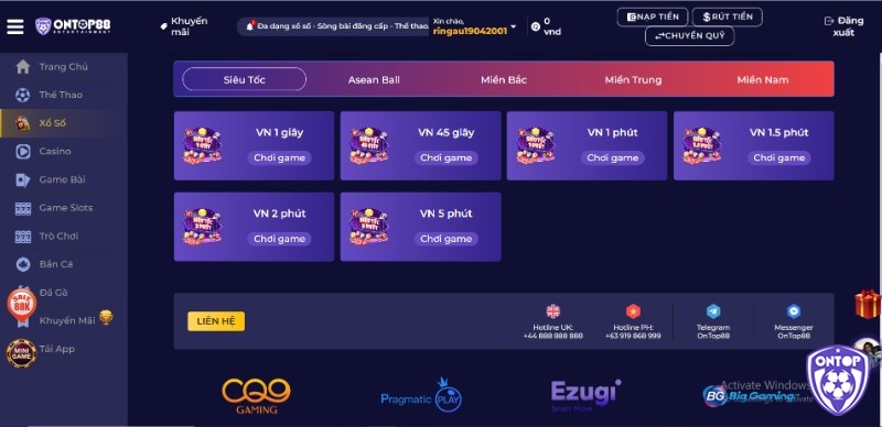 Tham gia trải nghiệm lô đề tại nhà cái uy tín Ontop88