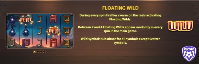 Các biểu tượng Floating Wild xuất hiện ngẫu nhiên