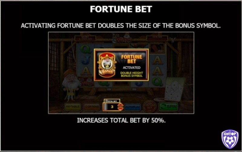 Kích hoạt Fortune Bet với mức cược tăng 50%