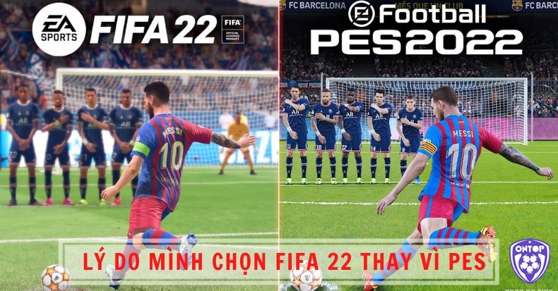 So sánh PES và FIFA về cấu hình chơi game