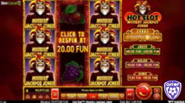 Cách giành chiến thắng trong game Jackpotz Hot Jackpot