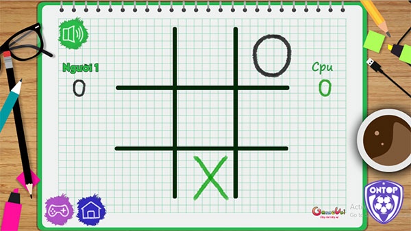 Trải nghiệm XO onlien trên Website Game Vui vô cùng vui nhọn và thích thú