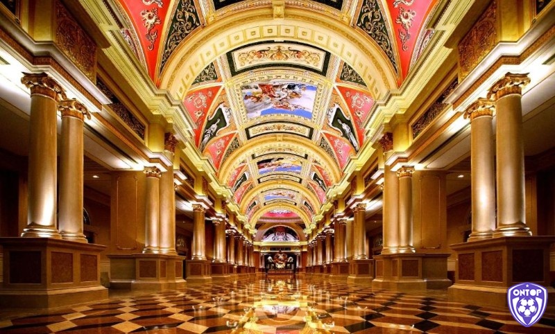 The Venetian Macao casino lớn nhất ở Macau, casino lớn nhất thế giới với diện tích sàn casino lên đến 51.000 mét vuông