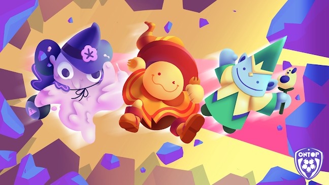 Ảnh chụp màn hình gameplay nổi bật với hiệu ứng ánh sáng, giao diện 3D xoắn ốc và bảng xếp hạng toàn cầu.