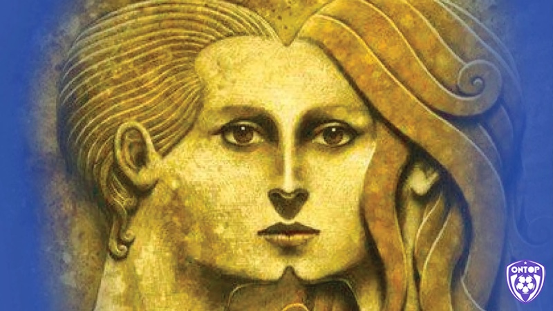 Carl Jung bên cạnh biểu tượng “anima”, đại diện cho phần nữ tính trong tâm hồn con người theo lý thuyết của ông.
