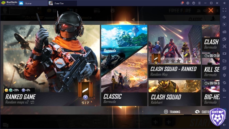 Nhiều chế độ chơi hấp dẫn giúp người chơi luôn có trải nghiệm mới trong Free Fire.