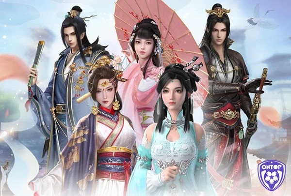 Trang phục cổ trang lộng lẫy trong game hoàng cung