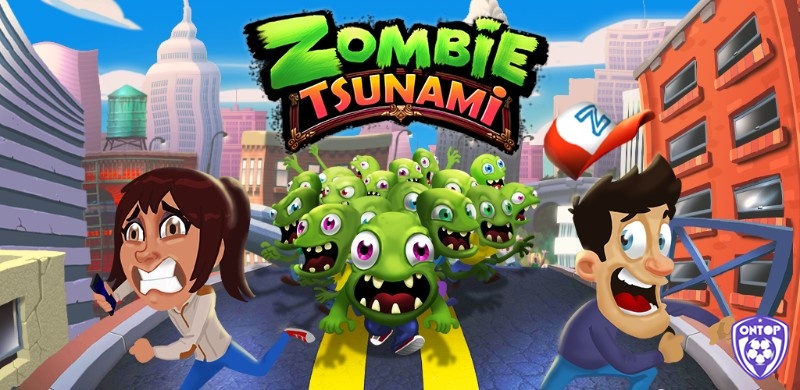 Hóa thân thành zombie và càn quét mọi thứ trên đường cùng game Zombie Tsunami