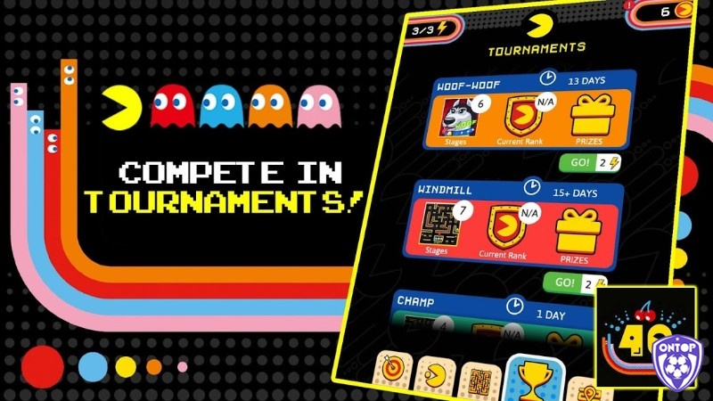 Game PAC-MAN có đồ họa phong cách cổ điển đơn giản nhưng đẹp mắt
