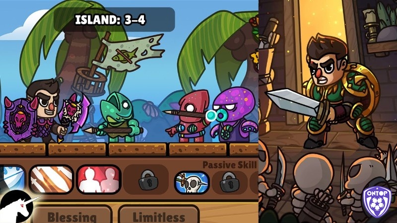 Idle RPG Adventure Hero được xây dựng với đồ hoạ vô cùng độc đáo
