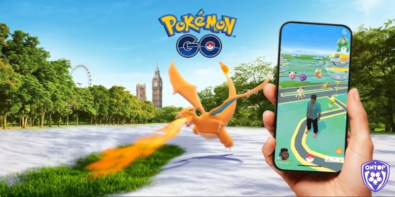 Pokemon GO tiếp tục giữ vị trí hàng đầu trong top game pokemon mobile nhờ vào concept độc đáo kết hợp thực tế ảo tăng cường