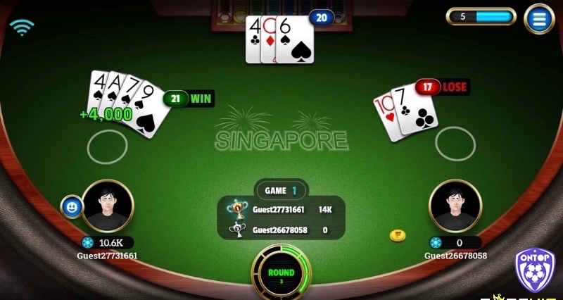 Phiên bản Blackjack APK giao diện tối (Dark mode) giúp giảm mỏi mắt và mang đến trải nghiệm chơi game hiện đại, tiện lợi
