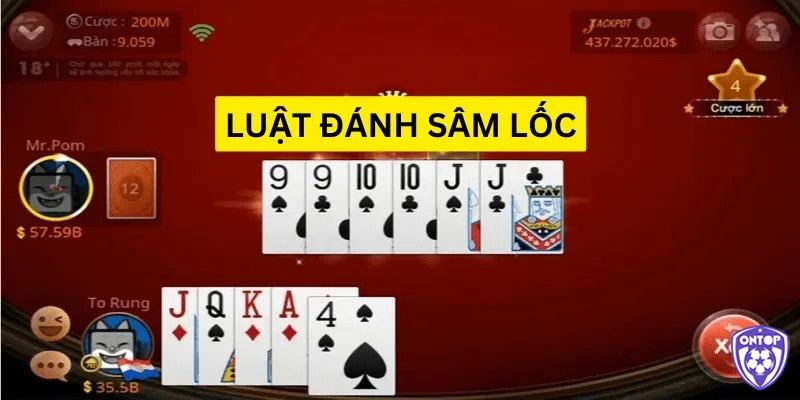 Hướng dẫn cách đánh và chặt bài đúng luật trong sâm lốc online
