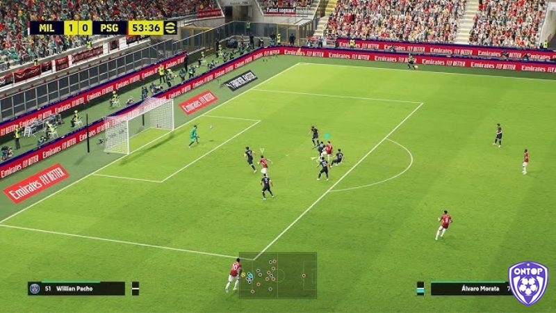 PES 2025 với công nghệ Unreal Engine mang đến sân vận động và cầu thủ sống động.