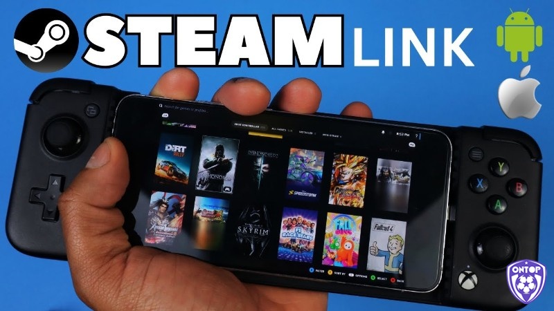 Steam Link hỗ trợ đa dạng phương thức điều khiển, từ tay cầm Bluetooth đến điều khiển cảm ứng trên màn hình