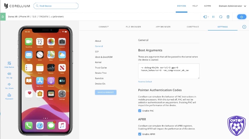 Corellium cung cấp giải pháp giả lập iOS toàn diện cho nghiên cứu và phát triển chuyên sâu.