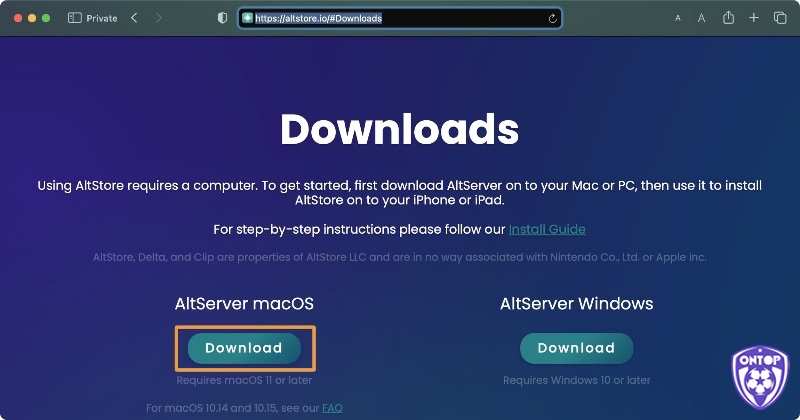 Cài đặt AltStore yêu cầu kết nối thiết bị iOS với PC và đăng nhập Apple ID để xác thực.