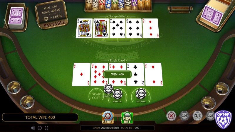 Oasis Poker Pro là một biến thể đặc biệt của trò chơi bài poker với lối chơi hấp dẫn và đầy cuốn hút