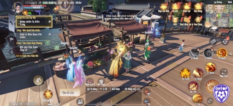 Kỹ năng chiến đấu đa dạng giúp Thiên Long Bát Bộ 2 VNG trở thành một trong những top game nhập vai kiếm hiệp hấp dẫn nhất.