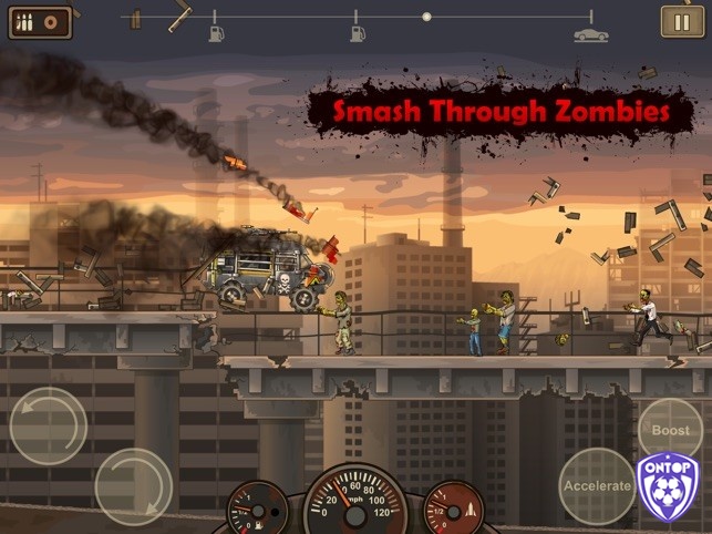 Earn to Die 2 – đua xe tiêu diệt zombie, hệ thống nâng cấp đa dạng và lối chơi gây nghiện