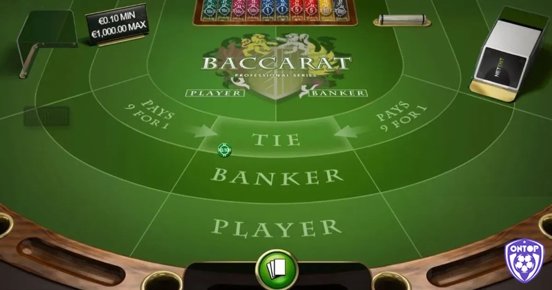 Trong Baccarat là gì – Player, Banker và Tie có với tỷ lệ trả thưởng khác nhau.