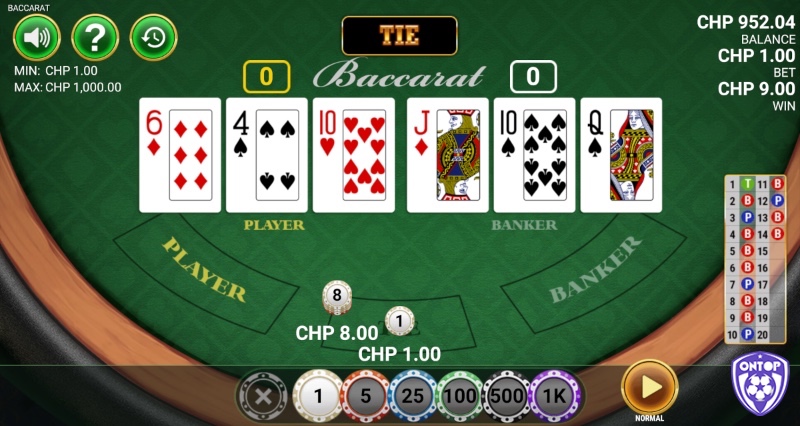 Quy tắc rút bài thứ ba được áp dụng tự động theo bộ luật cố định.