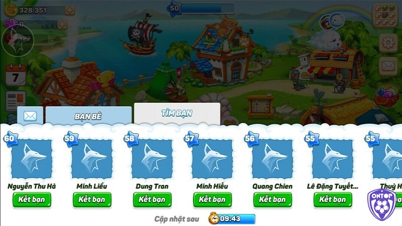 Trong game bạn có thể tương tác với bạn bè để tạo nên cộng đồng gắn kết hơn