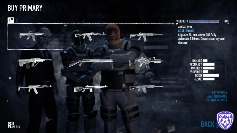 Vũ khí trong game Payday 2 không chỉ là công cụ mà còn là tuyên ngôn phong cách chiến đấu của mỗi người chơi.