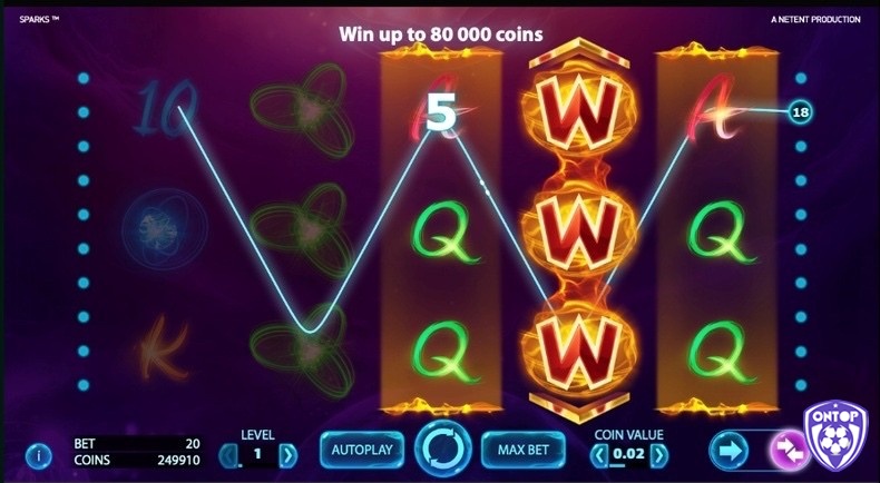 Khi Expanding Wild là gì xuất hiện, hàng loạt dòng thanh toán được kích hoạt, tạo thắng lớn liên tiếp.