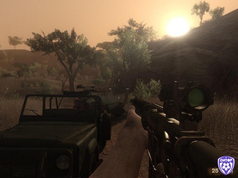 Khung cảnh nhiệt đới sống động với ánh sáng, thời tiết và chi tiết môi trường được tái hiện bằng Dunia Engine 2.