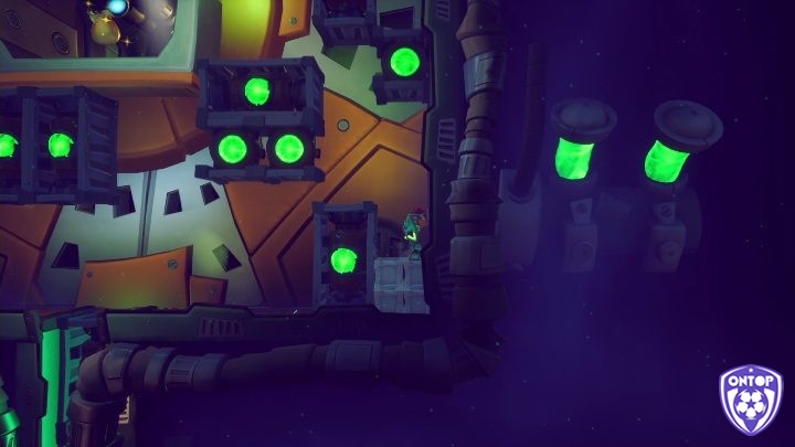 Bệ bật tắt theo thao tác dịch chuyển, tạo lối đi ẩn trong chuỗi chướng ngại