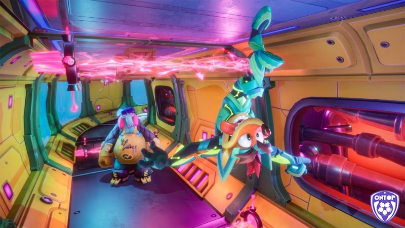 Cảnh đảo trần thành sàn khi vào chuỗi bệ hẹp, đòi hỏi kiểm soát quán tính