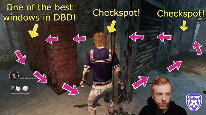 Kéo chase trong Dead by Daylight quanh pallet và cửa sổ