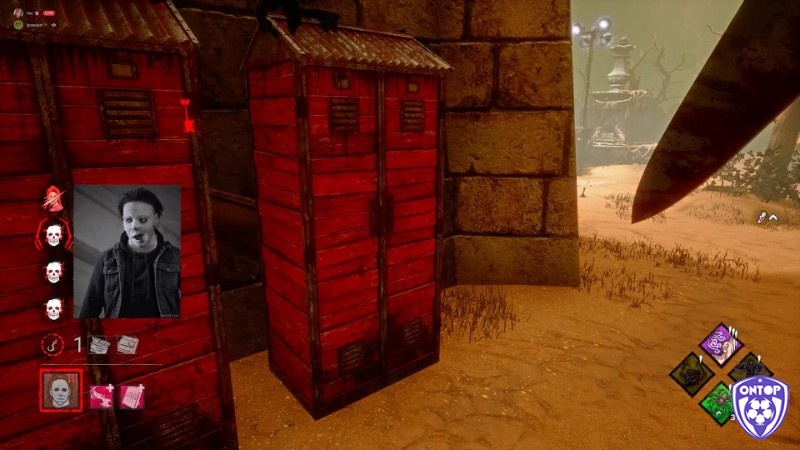 Tủ khóa trong Dead by Daylight khi người sống sót ẩn nấp