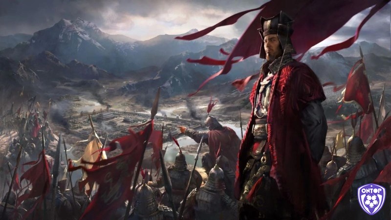 Game online chiến thuật pc với bản đồ lớn, công trình, tài nguyên và đội quân đang giao chiến