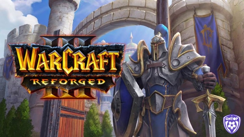 Warcraft với tướng chủ lực, đội quân fantasy, công trình và giao diện chiến đấu chiến thuật