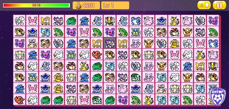 Game Pikachu kinh điển ghi điểm nhờ cách chơi cực đơn giản