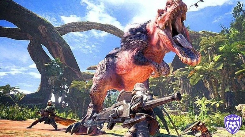 Monster Hunter World trong top game cày cuốc pc với nhiệm vụ săn quái khổng lồ